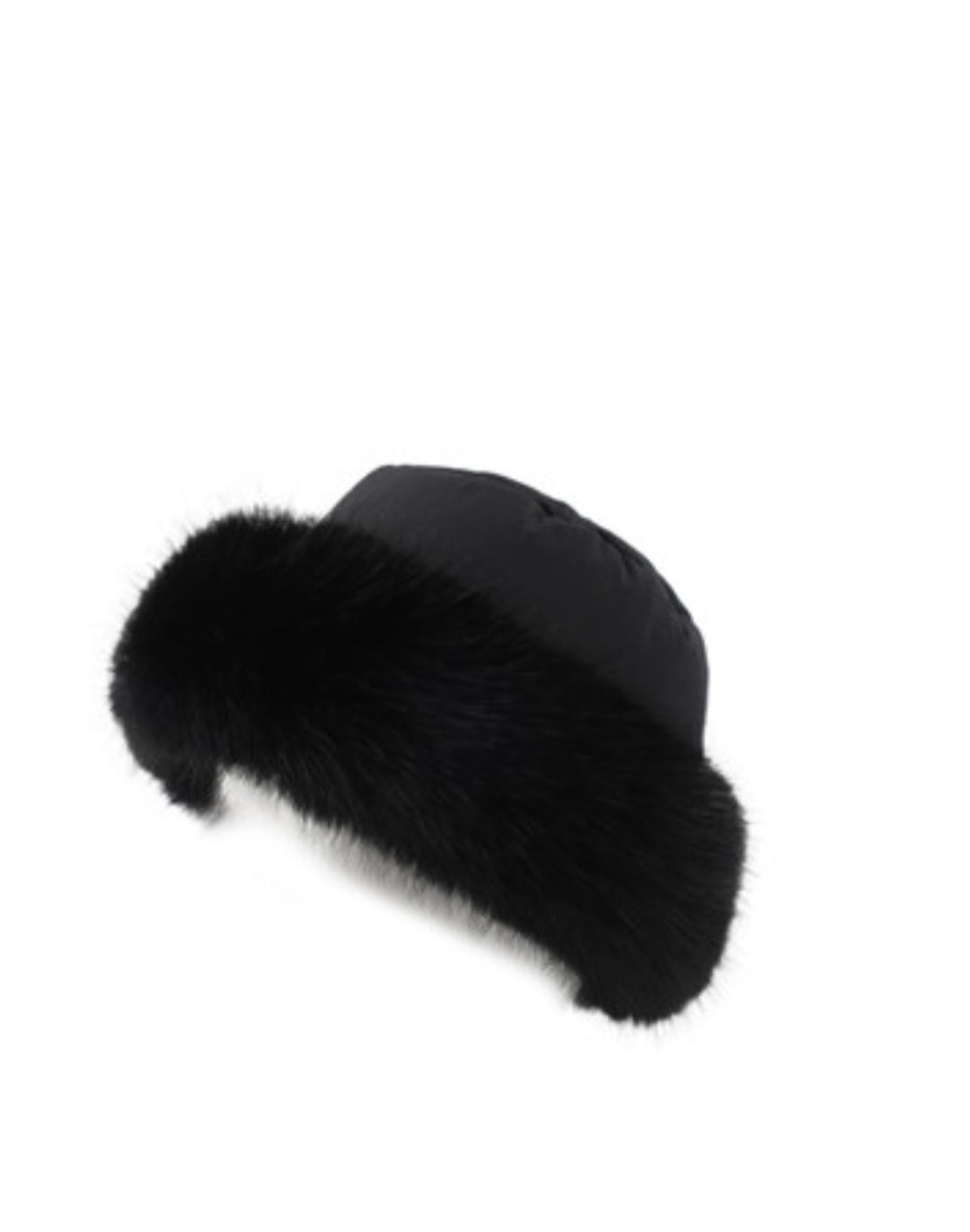 Faux fur trim hat