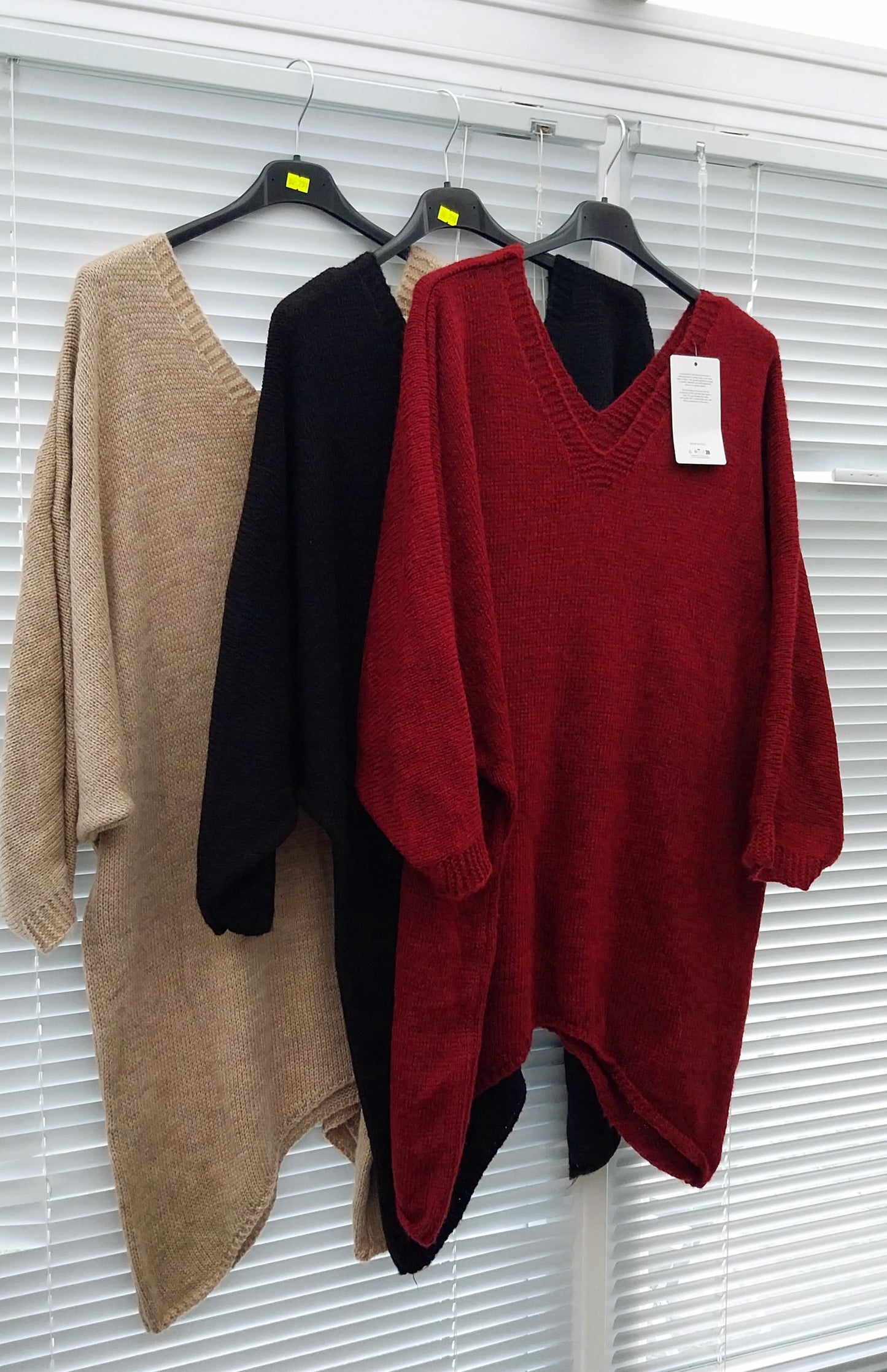 V neck slouch jumper