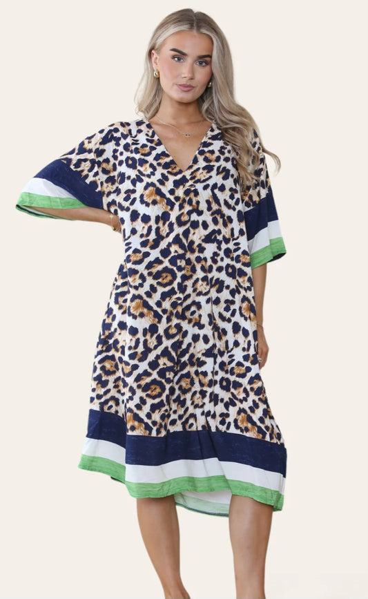 Animal tunic dress