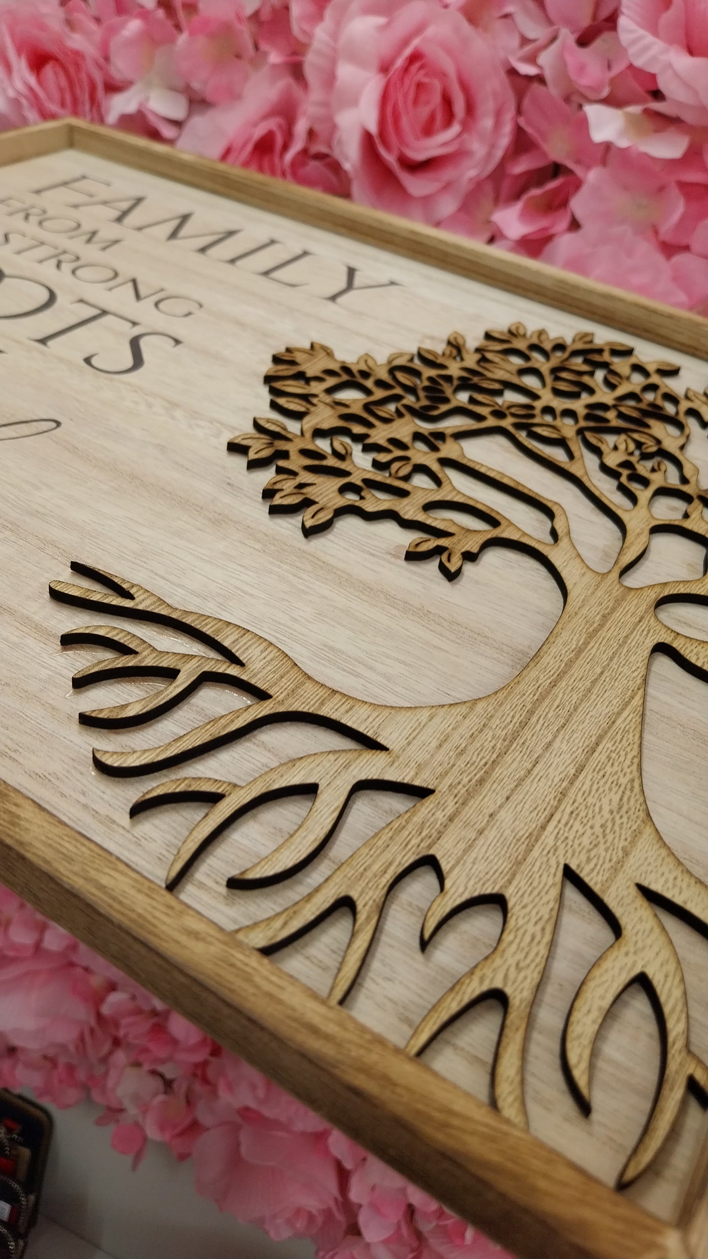 Family wooden frame