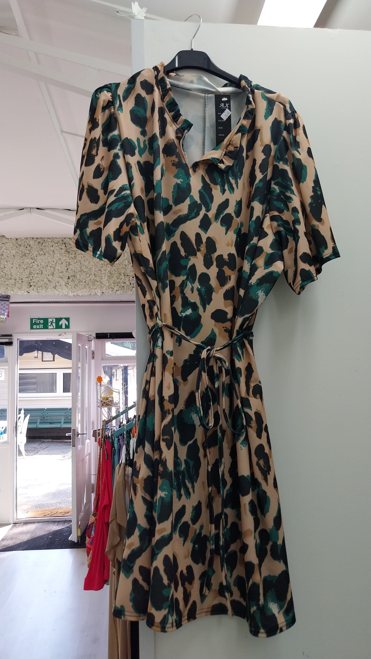 Curve print dresses