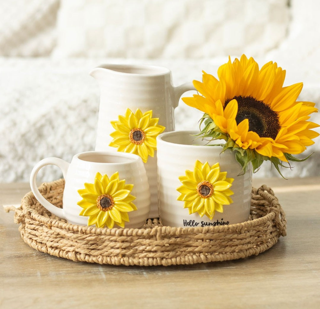 3d Sunflower mug