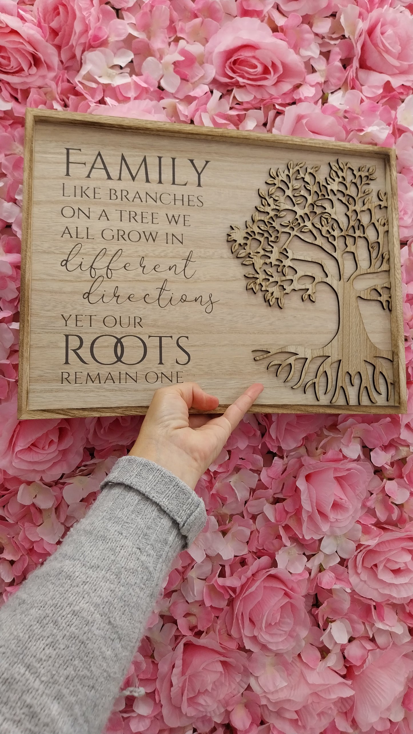 Family wooden frame