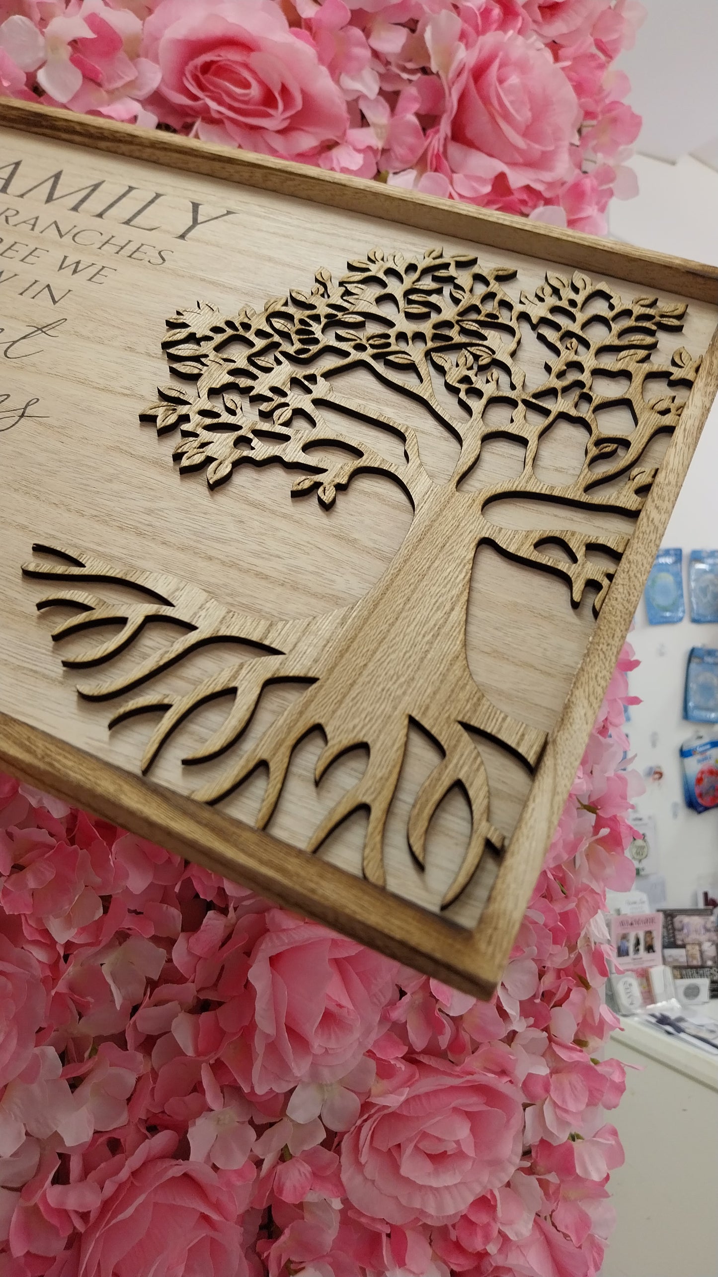 Family wooden frame