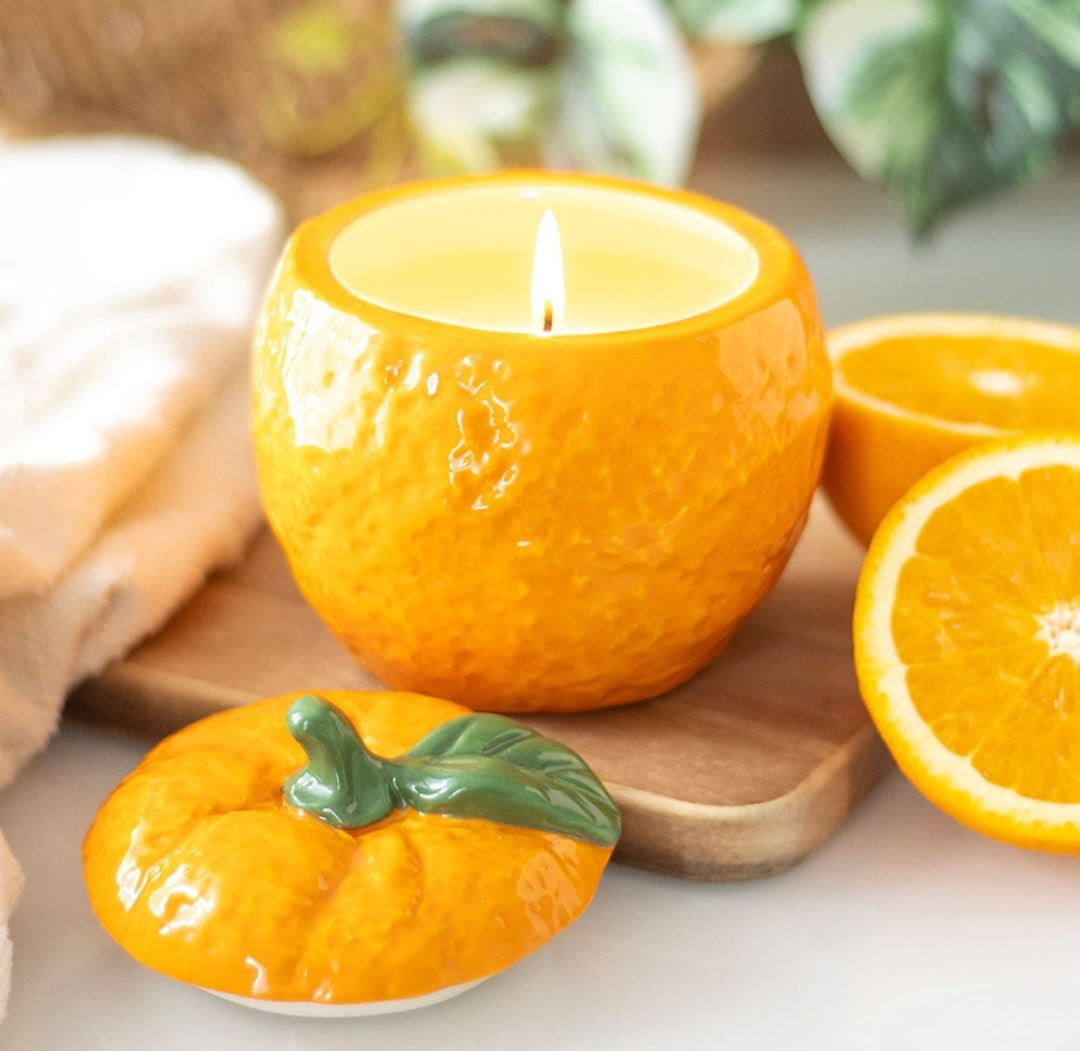 Fruit scented candles