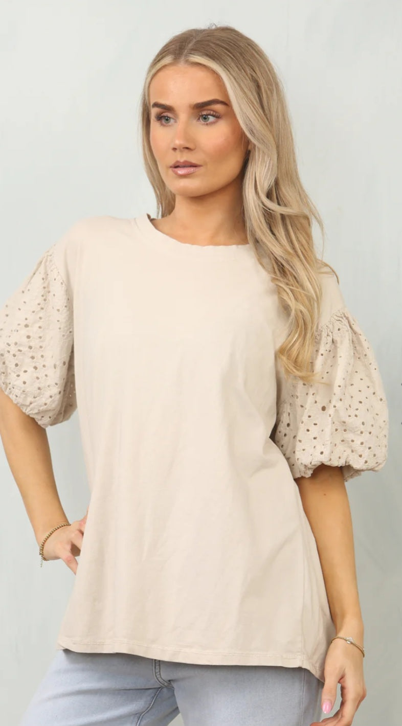 Puff sleeve tshirt