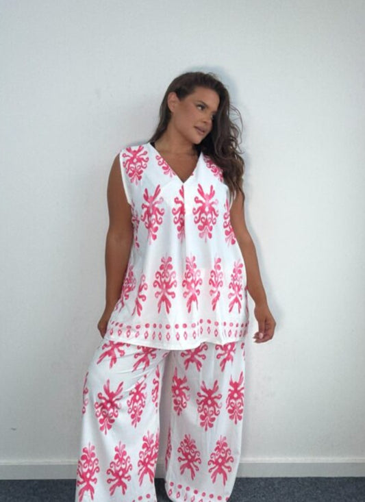 V neck co-ord set