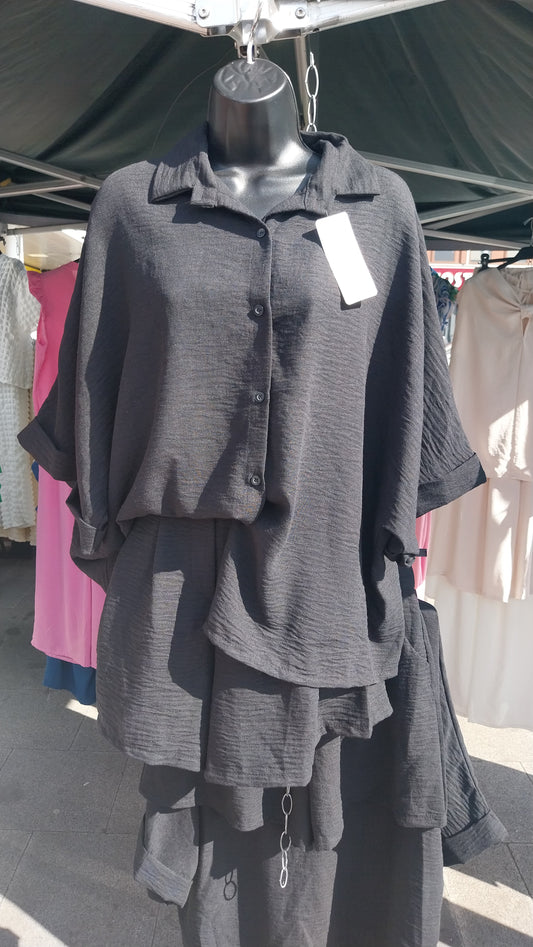 Smart co-ord shorts set