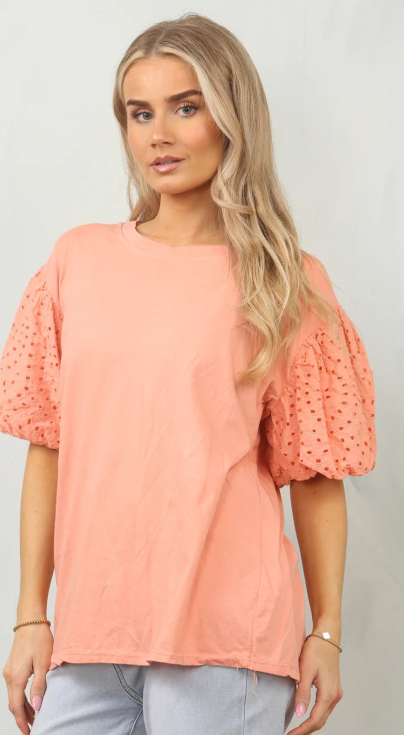Puff sleeve tshirt