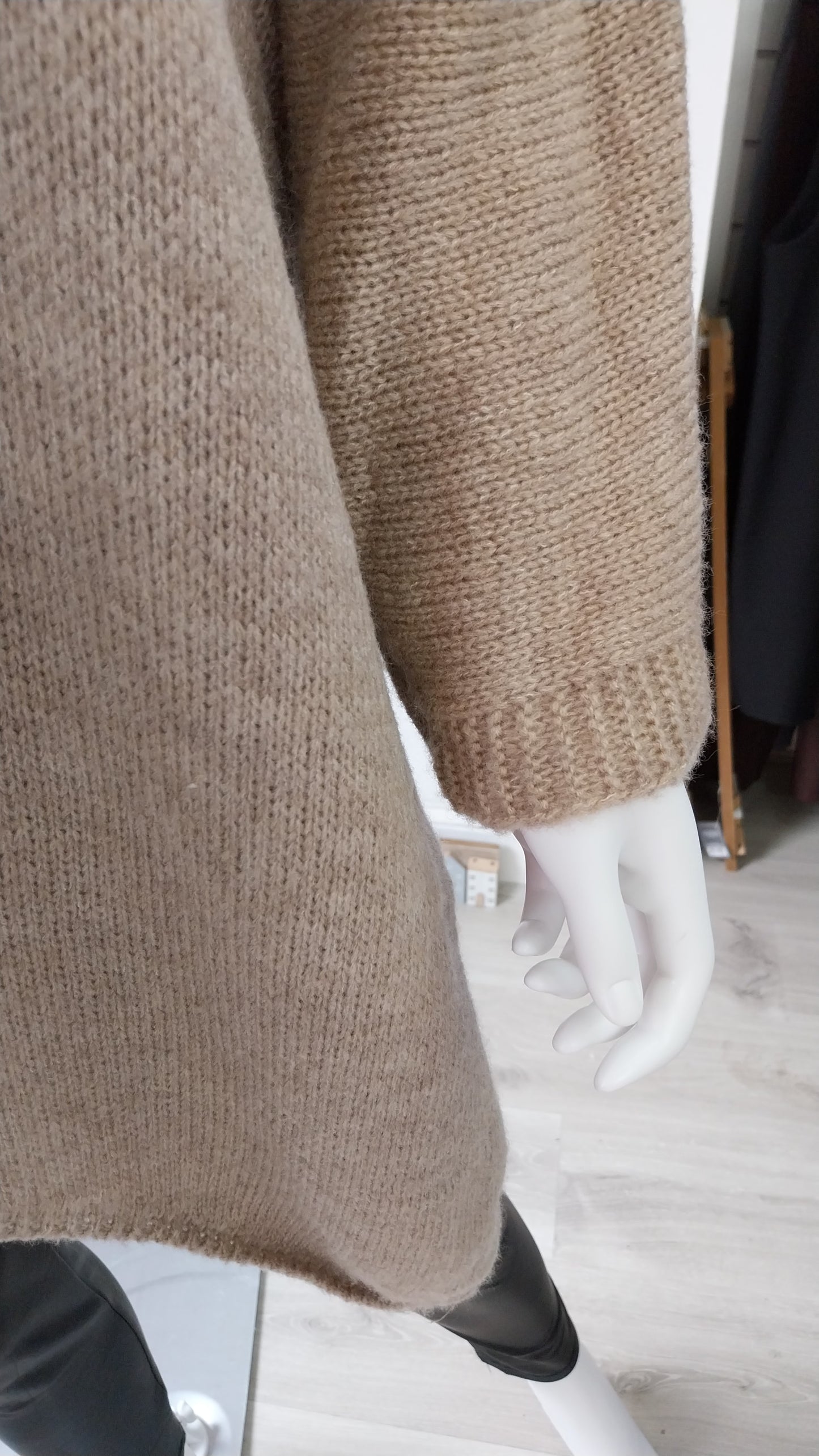 V neck slouch jumper