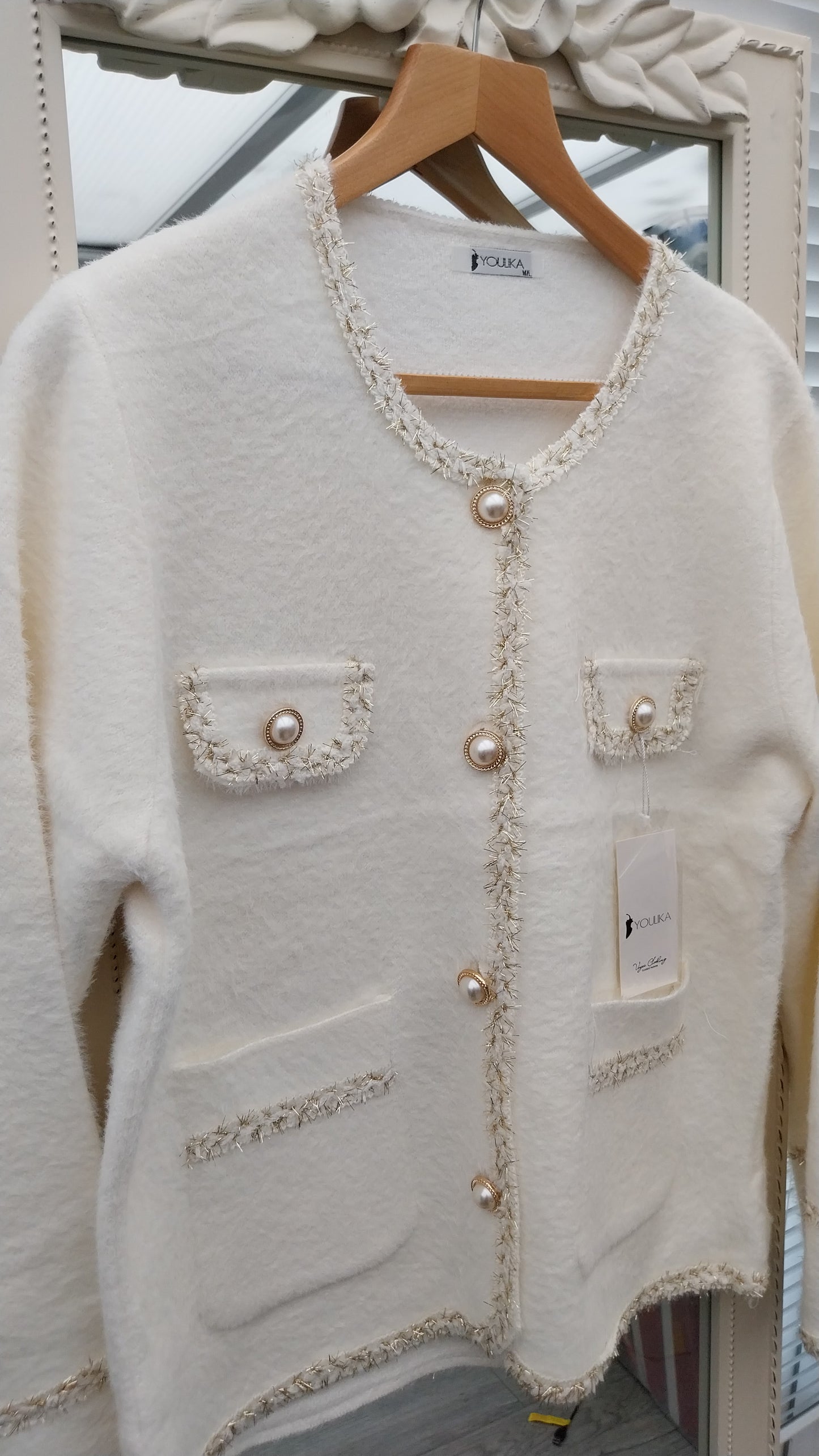 Thick smart cardigan