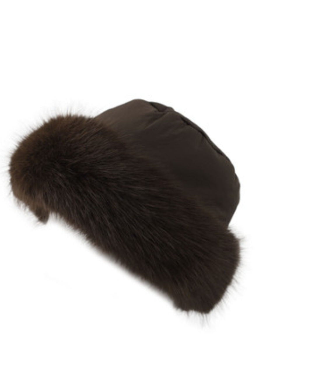 Faux fur trim hat