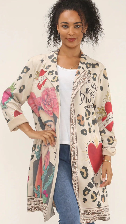 Print shacket