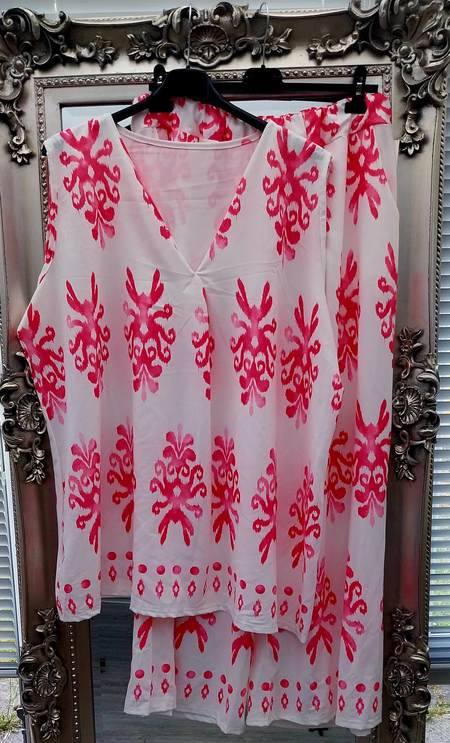 V neck co-ord set